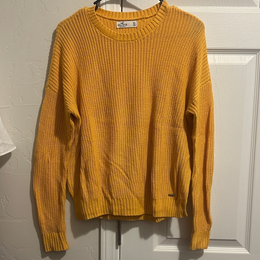 Yellow Hollister Sweater